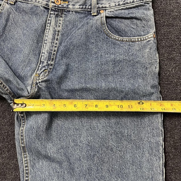 Vintage Arizona Jean Company Jeans Mens 42x32 Relaxed Stone Wash Denim Tapered - Picture 12 of 14